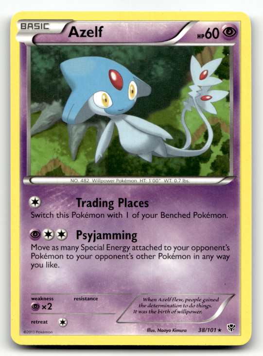 Azelf 38/101 Normal Rare Plasma Blast LP