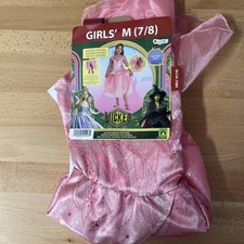 Girl's Halloween Costume, Wicked, Glinda Child Costume, M 7/8