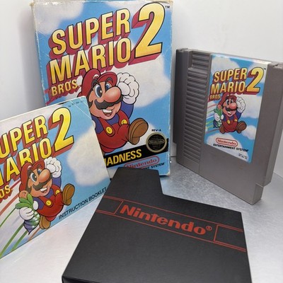 Super Mario Bros 2 Nes Game Sleeve Manual Nintendo