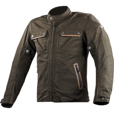 LS2 Bullet Herren Motorrad Wachsjacke Wasserdicht Vintage Motorrad Jacke