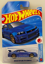2026 Hot Wheels  Nissan Skyline GT-R(BNR34)bl...