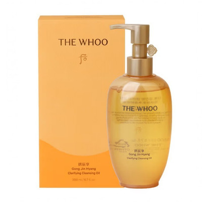THE WHOO GongJinHyang Clarifying Cleansing Oil 200ml Mild Moisture K-Beauty