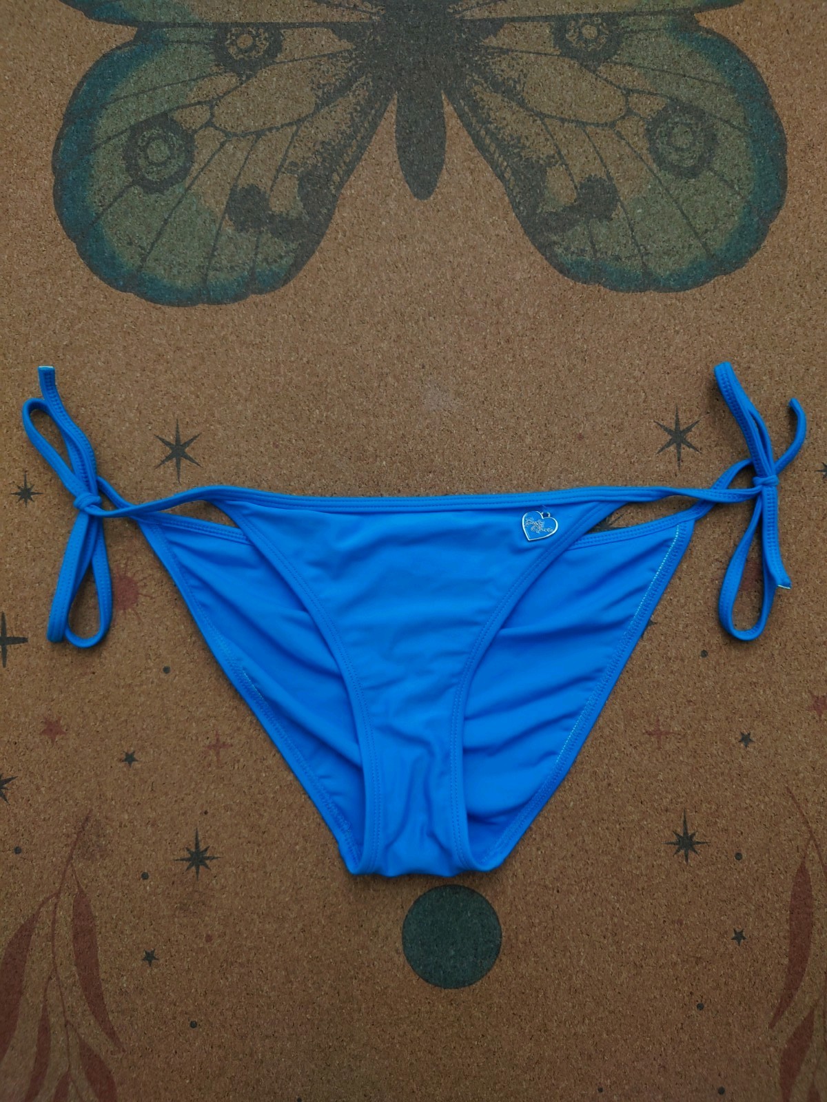 Super cute Body Glove blue side tye bikini bottoms Size S perfect ...