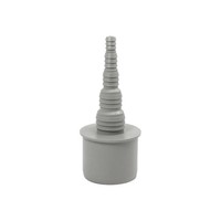 Airfit Schlauchnippel Dn 40 FüR Schlauch Von Ø 8 Bis 25 Mm - Ks-Grau