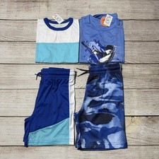 Boys Lot Of Clothes For Spring/Summer Size S 5-6 . NWT 2 Shirts, 2 Shorts