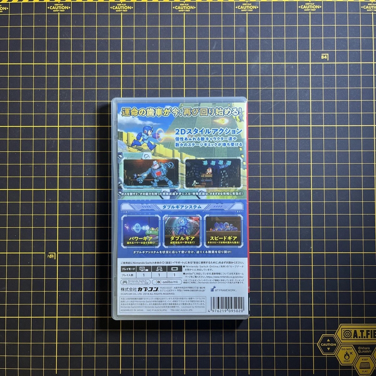 Rockman 11 fate of gear Nintendo Switch 2D Action game Capcom