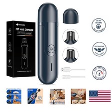 Electric Dog Nail Grinder Pet Trimmer USB Charge with nail Clipper Professional