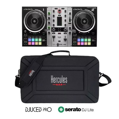 Hercules DJControl Inpulse 500 Silver Limited Edition DJ Controller w/ Case