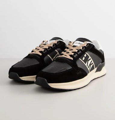 Dirk Bikkembergs Men's Sneakers Size 43 Black Brown Leather Shoes New Designer