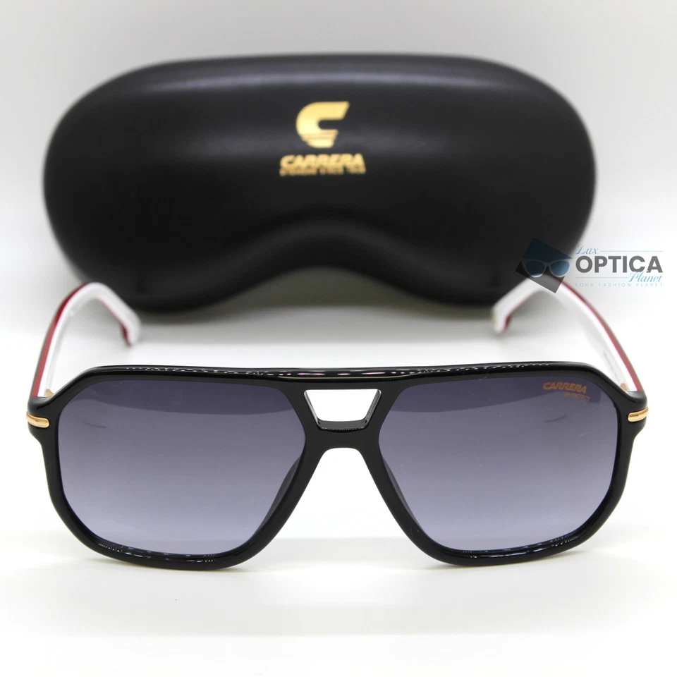 Nuevo CARRERA 302/S Cuadrado Gris Degradado Lente Gafas de Sol Marco Negro MP4 Foto 2 de 4