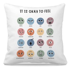 Nogrit Counseling Office Must Haves Throw Pillow Cover - Calming Corner 20x20