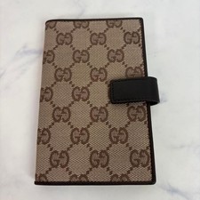 Used Good condition GUCCI Gucci notebook cover GG canvas leather GG pattern