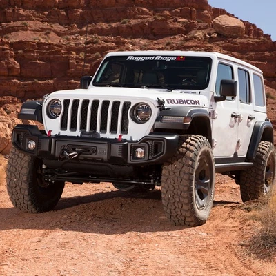 Parachoques delantero Spartacus Rugged Ridge Bumper cabrestante Jeep Wrangler... - Imagen 1 de 4