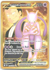Team Rocket's Mewtwo ex Hyper Rare Destined Rivals 240/182 NM MARINA Chikazawa