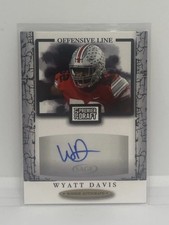 2021 Sage Premier Draft - Autographs Wyatt Davis #A10 (AU, RC) Auto