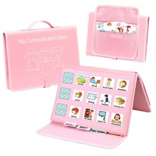 Visual Communication Book Board Nonverbal Kids Autism PECS Vocabulary