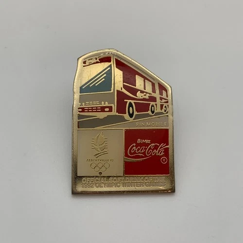 Vintage Olympics Coca-Cola 1992 Olympic Winter Games Collectible Pin