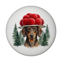 Dackel Mit Bollenhut Magnet Mit FlaschenöFfner Schwarzwald Motiv