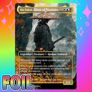 Jin Sakai Ghost of Tsushima Mtg | eBay