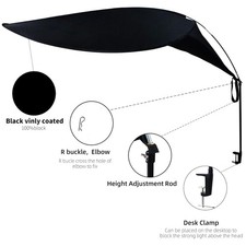 Office Cubicle Desk Shade - Light Sensitive Workers