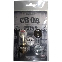 Cbgb Logos 5 Pack Button Badge Pack Size One Size