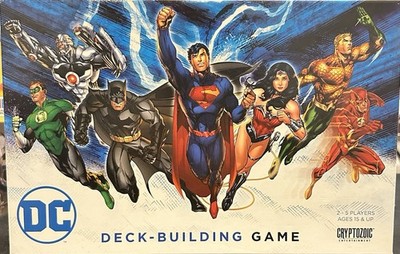 DC Comics Deck Building Card Game Cryptozoic Super Heroes Complete