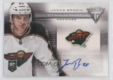 2013-14 Panini Titanium Reserve Signatures Jonas Brodin #TR-JB Auto 00am