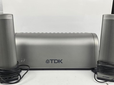 TDK S-150 Tremor 2.1 Multimedia Speaker System w/ Subwoofer & 2 Satellite...