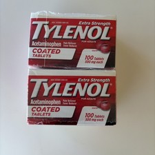Tylenol Extra Strength 300 Coated Tablets 500mg Acetaminophen Expires Mar 2026
