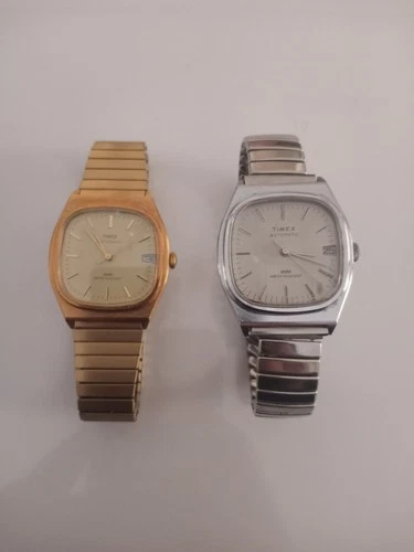 Vintage Timex Automatic Watch Lot Running