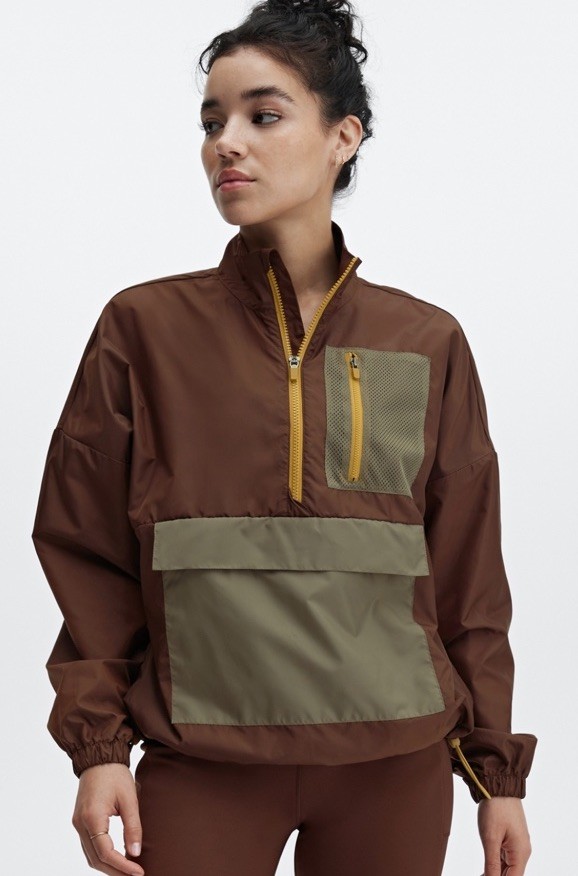 Fabletics Womens Chicory Coffee Polyester Shawn C… - image 1