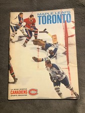 1968 TORONTO MAPLE LEAFS SPORT MAGAZINE + TORONTO / MONTREAL PROGRAM, DEC 26, 68