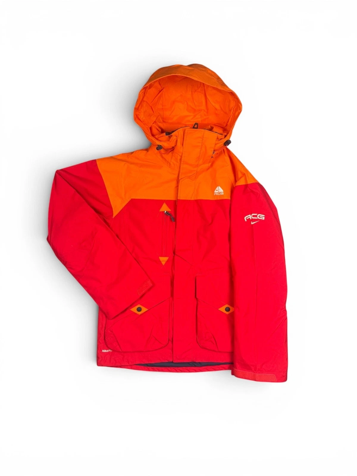Nike ACG Storm Fit Multipocket Y2K Gorpcore Raincoat Mens Small Red RRP £249.99