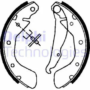DELPHI LS1621 Ganasce Freno - Immagine 2