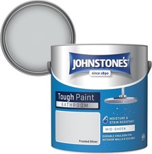 Johnstones BATHROOM Mid Sheen Paint For Walls  Ceilings  2.5L  All Colours