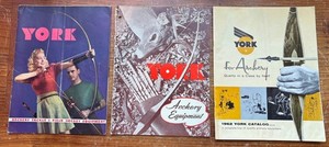 York Archery Catalogs, 1940, 42, 62, 70 (2), 72, 76