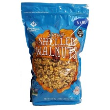 Member's Mark Natural Shelled Walnuts 3 Pounds , 2 Pack 3 Pound Pack of 2 