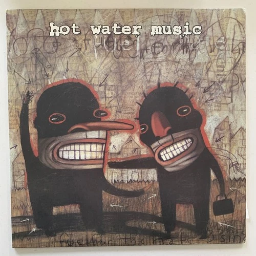 Hot Water Music – Fuel For The Hate Game - 2001 BLUE/GREEN/GOLD Vinyl LP - NM/NM