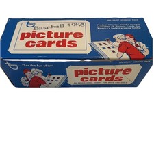 Topps 1986 Baseball MLB Base Set 500-Count Vending Box Vintage Picture Cards