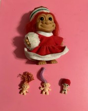 Russ Christmas Troll 90 s With 3 Mini 70 s Trolls