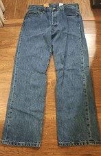 NWT VTG Y2K Levi's 501 Button Fly Men's 33x30 100 Cotton Straight Leg Deadstock