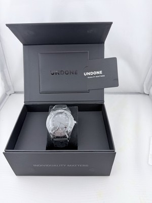 UNDONE Basecamp Stealth GMT Automatic NH34 Carbon Dial Full Set 40mm B&P