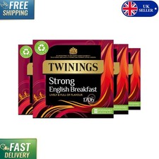 320 Biodegradable English Strong Breakfast Tea Bags - Bold Flavor & Energy Boost 0.07 per strip