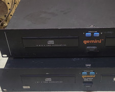 Gemini CD-9500 Dual CD Player 16 Bit 8 Times Oversampling Black