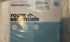 King Size Mattress Protector Waterproof Room Essentials Cool-Touch Mattress Pad