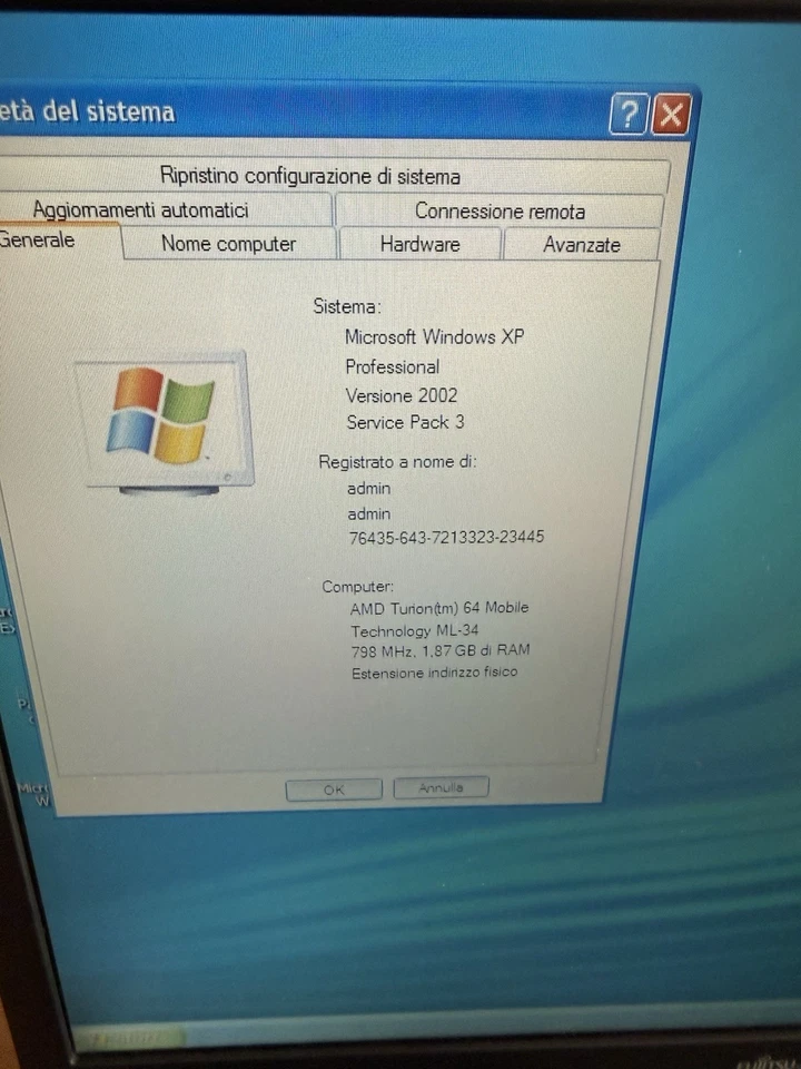 Amilo A1645 Fujitsu Siemens - Immagine 3 di 4