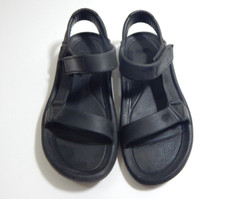 Teva Kids 2 Sandals Hurricane Drift Rubber Waterproof Black EUC Free Ship