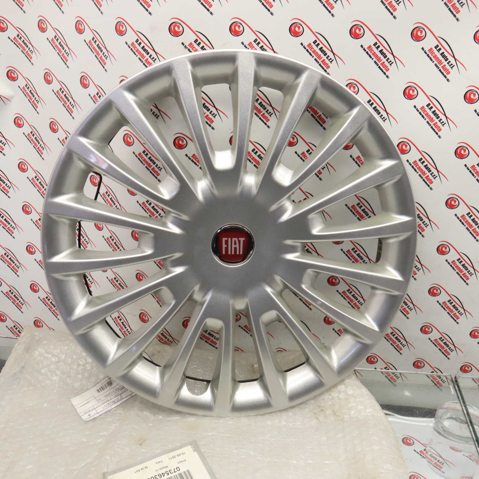 Original Fiat Hub Cap Wheel Cover 16 Inch Silver Bravo 2007