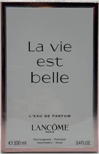 LANCOME LA VIE EST BELLE L'EAU DE PARFUM SPRAY FOR WOMEN 3.4 Oz / 100 ml NEW!!!