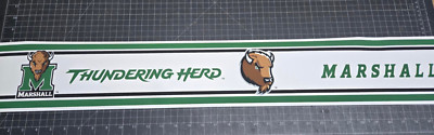 Marshall Thundering Herd Wallpaper Border College Football Green White Bison